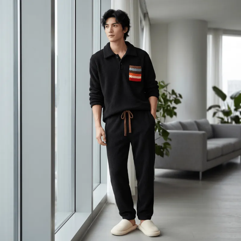 အမျိုးသားများအတွက် Fleece Pajamas အမျိုးသားများအတွက် Fleece Pajamas